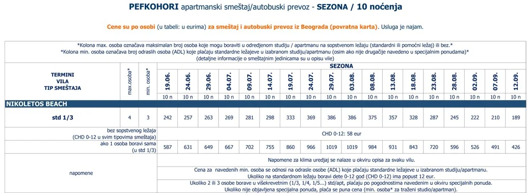 vila-nikoletos-beach-pefkohori-autobus-cene